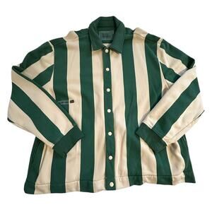 NWOT Students Remington Stripes Jacket Green B&T 2XL